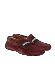 Bally Mokasyny "Pearce" | 6234459 | Pearce | Mężczyzna | Bordowy. Czerwone mokasyny męskie Bally, ze skóry. W wyprzedaży za 999.00 zł.