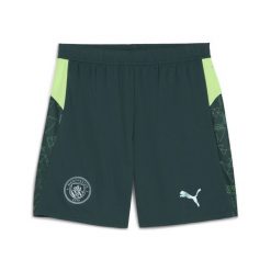 Męskie szorty Manchester City 25/26 PUMA. Zielone szorty męskie Puma, m, do piłki nożnej. Za 134.00 zł.