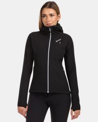 Damska bluza polarowa z kapturem Kilpi FRENSIS-W. Czarne bluzy z kapturem damskie Kilpi, z materiału. Za 370.41 zł.