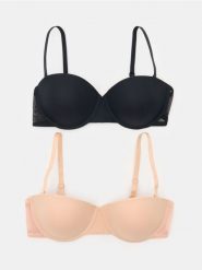 Biustonosze balconette 2 pack - wielobarwny. Biustonosze Sinsay, bez wzorów. Za 25.99 zł.