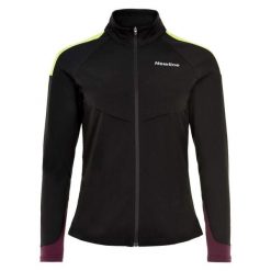 Kurtka damska Newline Comfort. Czarne kurtki do biegania damskie Newline, l, bez wzorów, z materiału, bez kaptura. Za 382.60 zł.