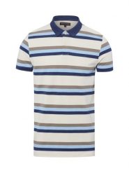 Finshley & Harding koszulka polo Mężczyźni Bawełna niebieski|wielokolorowy, L. Niebieskie koszulki polo męskie Finshley & Harding, l, bez wzorów, z bawełny, bez ramiączek. Za 129.95 zł.