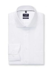 OLYMP Koszula "Luxor" - Modern fit - w kolorze białym rozmiar: 43. Białe koszule męskie Olymp, bez wzorów, z bawełny, bez kołnierzyka, bez ramiączek. Za 165.31 zł.