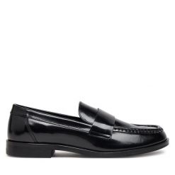 Lordsy Calvin Klein. Czarne mokasyny damskie CALVIN KLEIN. Za 349.99 zł.