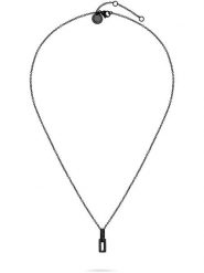 Liebeskind Naszyjnik z zawieszką - dł. 45 cm rozmiar: onesize. Czarne naszyjniki damskie Liebeskind, ze stali. Za 218.05 zł.