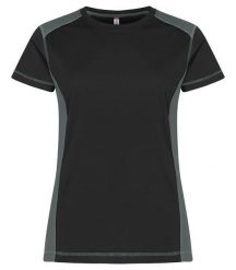 Clique Ambition-T Women koszulka z bawełny i recyklowanego poliestru,. Szare t-shirty damskie CLIQUE, xl, bez wzorów, z bawełny, bez kołnierzyka. Za 139.86 zł.