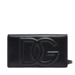 Torebka Dolce&Gabbana. Czarne listonoszki damskie Dolce&Gabbana, bez wzorów, bez dodatków. Za 3,069.00 zł.