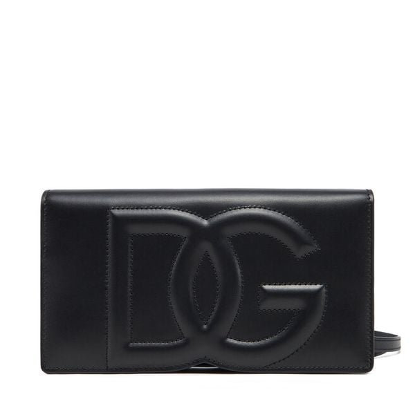 Torebka Dolce&Gabbana. Czarne listonoszki damskie Dolce&Gabbana, bez wzorów, bez dodatków. Za 3,409.00 zł.