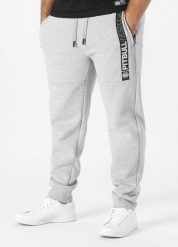 Bluza męska Pitbull Pique Small Logo. Szare bluzy bez kaptura męskie PITBULL, m, z bawełny. Za 229.00 zł.