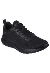 Buty do chodzenia męskie Skechers Bbk Bobs Squad. Czarne buty sportowe na co dzień męskie Skechers, na zimę, z materiału, bez zapięcia. Za 289.99 zł.