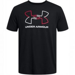 T-shirt Męski Z Krótkim Rękawem Foundation. Czarne t-shirty męskie Under Armour, m, bez wzorów, bez kołnierzyka. Za 163.99 zł.