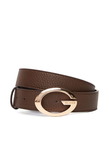 Guess Pasek Damski BW9306 P5430 Brązowy. Brązowe paski damskie Guess, z aplikacjami, ze skóry. Za 210.99 zł.