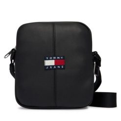 Saszetka Tommy Jeans. Czarne saszetki męskie Tommy Jeans, z jeansu. Za 289.99 zł.