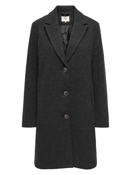 JDY Płaszcz przejściowy "Echo" w kolorze czarnym rozmiar: XS. Czarne płaszcze damskie JDY, xs, bez wzorów. Za 158.47 zł.