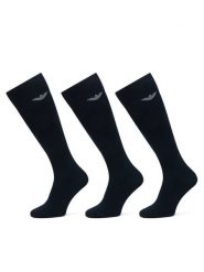 Emporio Armani Underwear Skarpety długie EM000556 AF14446 MB082 Granatowy. Niebieskie skarpetki męskie Emporio Armani Underwear, bez wzorów, z bawełny. Za 139.99 zł.