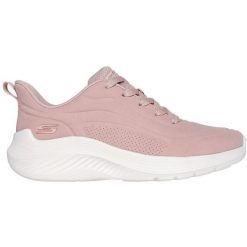 Buty sportowe damskie Skechers Bobs Squad Waves jus. Czerwone buty sportowe na co dzień damskie Skechers, bez wzorów. W wyprzedaży za 290.00 zł.