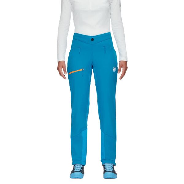 Spodnie skitourowe damskie Mammut Aenergy SO softshell. Niebieskie spodnie dresowe damskie Mammut, bez wzorów, z elastanu, sportowe. Za 766.70 zł.