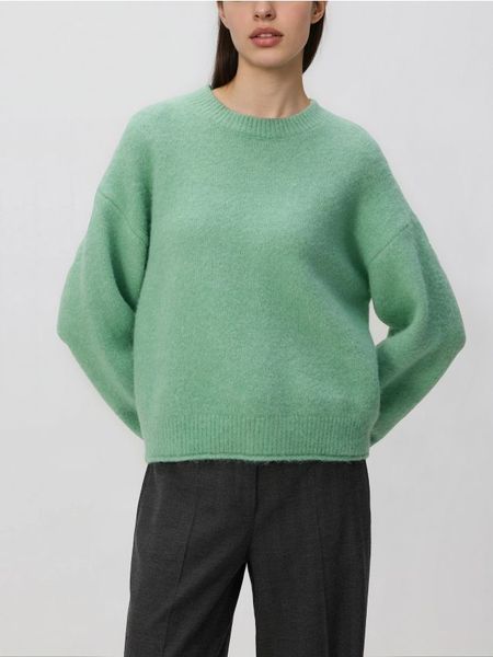 Sweter z dodatkiem wełny - jasnoturkusowy. Niebieskie swetry klasyczne damskie Reserved, l, z dzianiny, bez kołnierzyka. Za 129.99 zł.