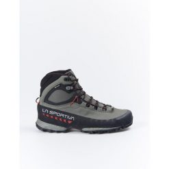 Buty trekkingowe męskie La Sportiva La Tx 5 Gtx Nubuckleder. Szare buty trekkingowe męskie La Sportiva, z materiału, bez zapięcia, trekkingowe. Za 941.22 zł.
