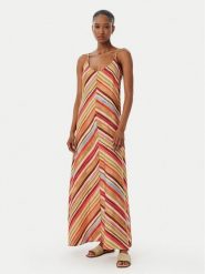 Vero Moda Sukienka letnia Ellie 10345251 Pomarańczowy Regular Fit. Brązowe sukienki damskie Vero Moda, na lato, m, bez wzorów, z wiskozy, bez kołnierzyka, bez ramiączek. Za 229.99 zł.