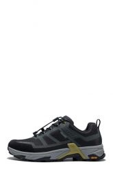 BUTY HT-MASTER LOW 115382019-DARK GREY. Czarne buty trekkingowe męskie PELLIOT, na zimę, z materiału, bez zapięcia, trekkingowe. Za 649.99 zł.