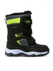 CMP Śniegowce Kids Hexis Snow Boot Wp 30Q4634 Czarny. Czarne buty zimowe chłopięce CMP, ze skóry, bez zapięcia. Za 279.99 zł.