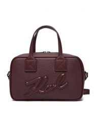 KARL LAGERFELD Torebka A4W30047 Bordowy. Czerwone torebki klasyczne damskie Karl Lagerfeld, bez wzorów, ze skóry, bez dodatków. Za 619.99 zł.