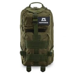 NERSIDE Plecak Strecan 30L zielony. Zielone plecaki damskie NERSIDE, z aplikacjami, z materiału, militarne. Za 79.70 zł.