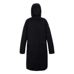 Wodoodporna Kurtka Damska Yarli Longline. Czarne kurtki damskie Regatta, l, bez wzorów, bez kaptura. Za 460.99 zł.