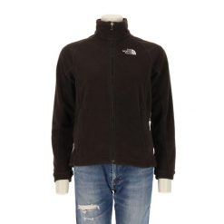 Damska czarna polarowa kurtka TNF. Czarne kurtki damskie The North Face, l, bez wzorów, z polaru, bez kaptura. Za 170.36 zł.