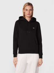 Tommy Jeans Bluza Fleece Hoodie DW0DW09228 Czarny Regular Fit. Czarne bluzy bez kaptura damskie Tommy Jeans, xs, z bawełny. Za 239.99 zł.