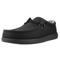 Buty HEY DUDE HD41894 WALLY CLASSIC Czarny. Czarne buty fitness męskie Hey dude, na fitness i siłownię. Za 320.99 zł.