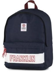 Plecak Franklin & Marshall Blue. Niebieskie plecaki damskie Franklin & Marshall, bez wzorów, z materiału, eleganckie. Za 101.96 zł.