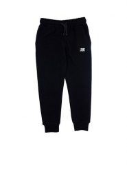 Dziewczęce spodnie polarowe Basic. Czarne spodnie materiałowe damskie LEONE 1947 APPAREL, bez wzorów, z bawełny. Za 42.06 zł.