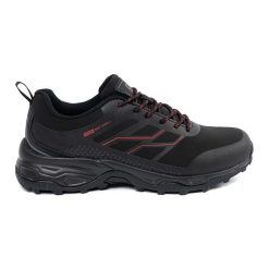 Buty sportowe z czerwonymi wstawkami DK czarne. Czarne obuwie do biegania damskie . Za 212.22 zł.