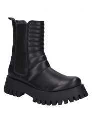 Josef Seibel Skórzane kozaki "Mavie 02" w kolorze czarnym rozmiar: 40. Czarne kozaki damskie Josef Seibel, z materiału, z okrągłym noskiem, bez obcasa. Za 227.85 zł.