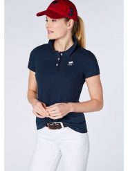 Polo Sylt Koszulka polo w kolorze granatowym rozmiar: L. Niebieskie bluzki damskie Polo Sylt, l, bez wzorów, bez ramiączek. Za 101.94 zł.