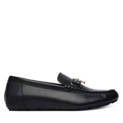Mokasyny Tommy Hilfiger. Czarne mokasyny damskie Tommy Hilfiger. Za 489.99 zł.