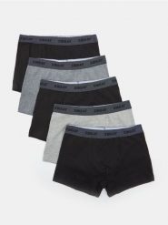 Bawełniane bokserki Classic 5 pack - wielobarwny. Bokserki męskie Sinsay, bez wzorów, z bawełny. Za 49.99 zł.
