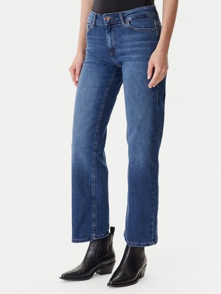 ONLY Jeansy Blush 15344167 Granatowy Straight Fit. Niebieskie jeansy damskie Only. Za 209.99 zł.