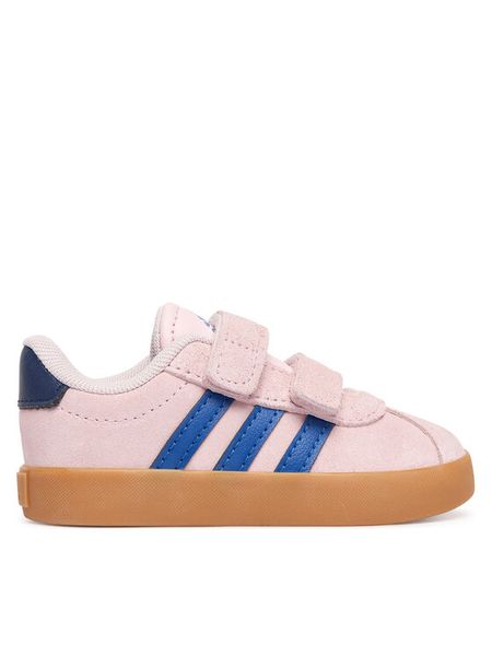 Adidas Sneakersy Vl Court 3.0 KI6496 Różowy. Czerwone buty sportowe dziewczęce Adidas, bez wzorów, ze skóry, bez zapięcia. Za 179.99 zł.