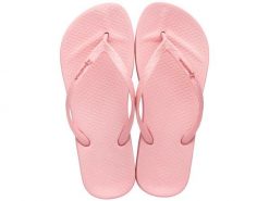 Japonki plażowe damskie Ipanema Anatomic Colors Fem. Czerwone klapki damskie Ipanema, bez wzorów, z gumy, bez obcasa, na płaskiej podeszwie. Za 127.00 zł.