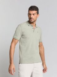No Excess Koszulka polo w kolorze jasnozielonym rozmiar: 3XL. Zielone koszulki polo męskie No Excess, xl, bez wzorów, bez ramiączek. Za 69.99 zł.