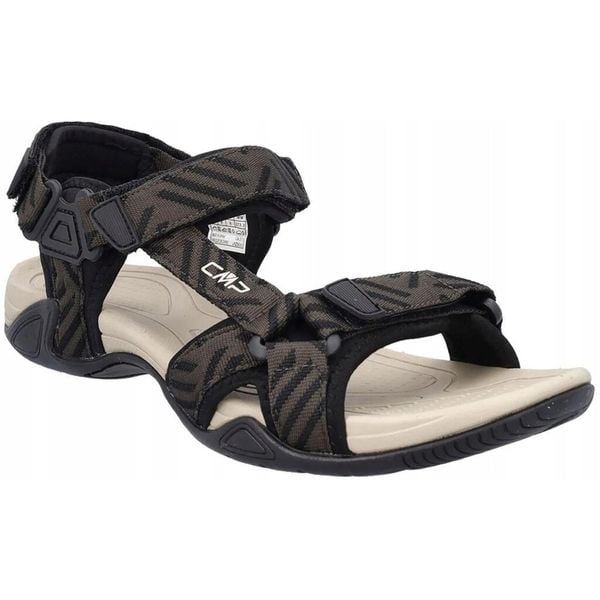 Sandały dla mężczyzn CMP Hamal Hiking. Czarne sandały męskie CMP, bez zapięcia. Za 124.53 zł.