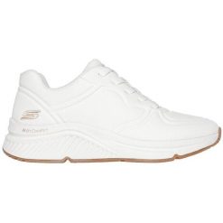 Buty sportowe damskie Skechers Bobs Arch Comfort B. Białe obuwie treningowe damskie Skechers, na fitness i siłownię. Za 323.00 zł.
