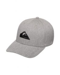 Czapka dla Mężczyzn DECADES Szary. Szare czapki męskie Quiksilver, bez wzorów, z bawełny. Za 94.99 zł.