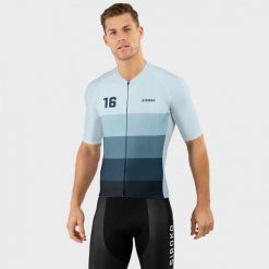 Męska koszulka rowerowa z krótkim rękawem Kolarstwo Siroko M2 Hardknott Pass. Niebieskie t-shirty sportowe męskie SIROKO, m, z jersey, bez ramiączek, rowerowe. Za 339.00 zł.
