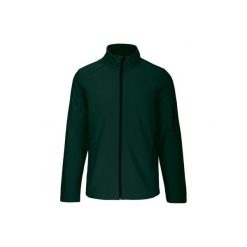 Kurtka Kariban Softshell. Zielone kurtki męskie KARIBAN, m, bez wzorów, z elastanu, bez kaptura. Za 246.00 zł.