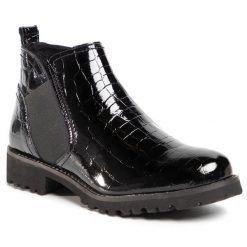 Sztyblety Lasocki. Czarne botki damskie Lasocki, bez obcasa, na płaskiej podeszwie, bez zapięcia. Za 111.99 zł.