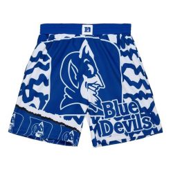 Szorty Duke NCAA Jumbotron 2.0 Sublimated. Białe szorty męskie Mitchell & Ness, bez kołnierzyka. Za 311.00 zł.
